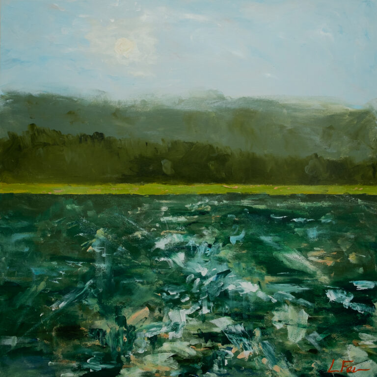 This is what I saw on the river, when the water facets the afternoon light in all directions, a beautiful consolation for the coming end of the day.