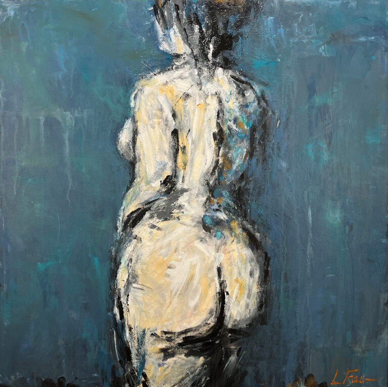 When you travel the rich topography of a human form, its shadows and its glow, you may just find a view of the human heart. Commissioned portrait.